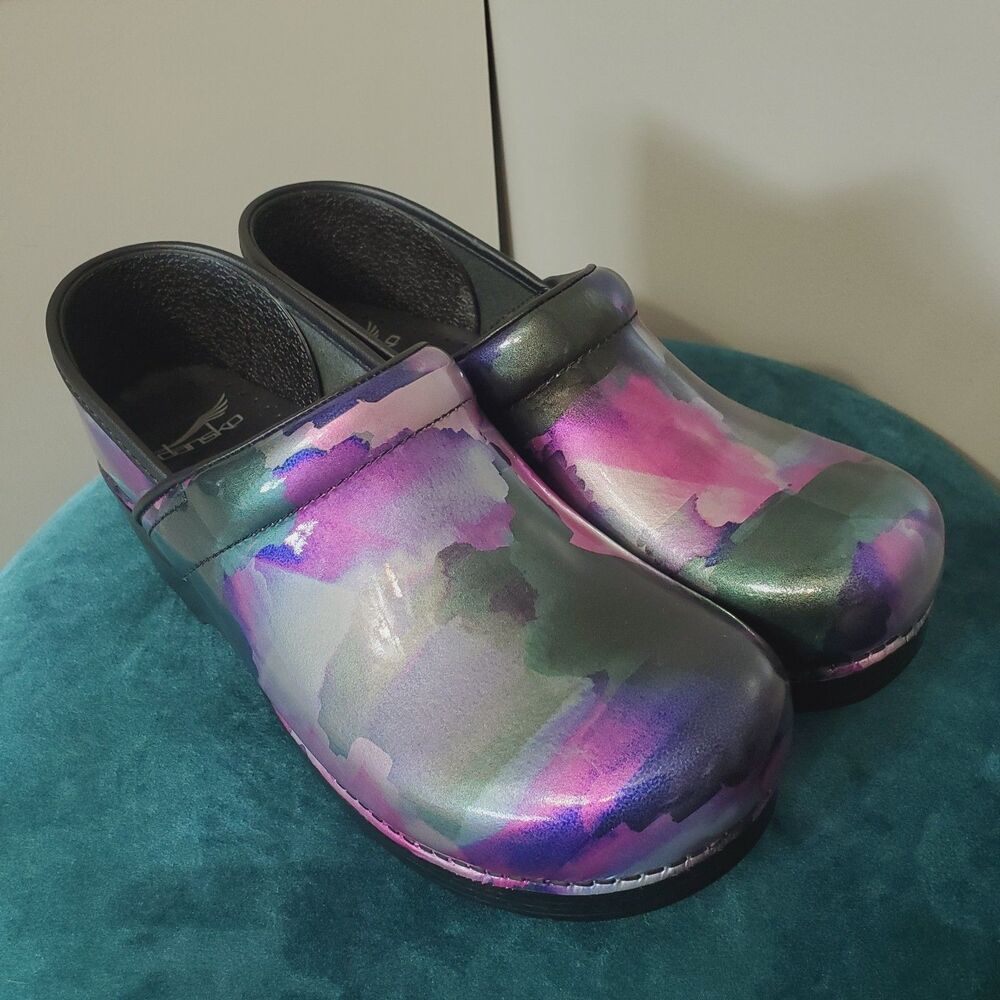Dansko Women's Professional Clogs Size 41 Mystic Patent Leather 406190202 New
